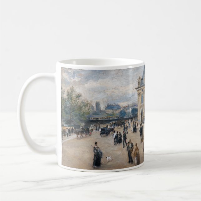 Renoir - Paris, Institut au Quai Malaquais Coffee Mug (Left)