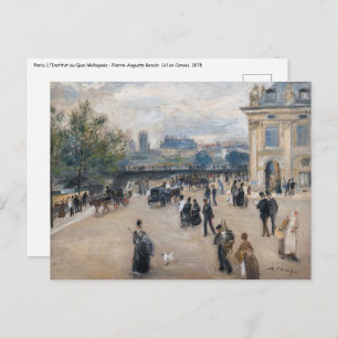 Renoir - Paris, Institut au Quai Malaquais Postcard
