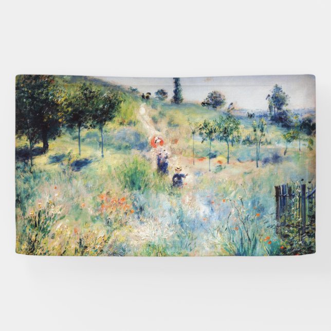Renoir - Path Leading through Tall Grass Banner (Horizontal)