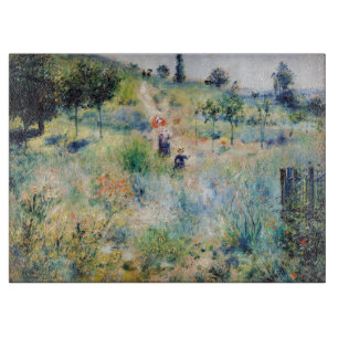 Renoir - Path Leading through Tall Grass Cutting Board