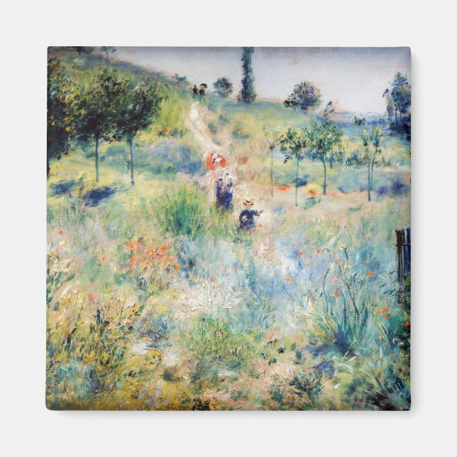 Renoir - Path Leading through Tall Grass Magnet (Front)