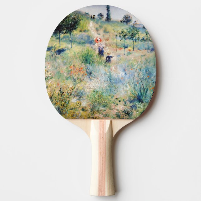 Renoir - Path Leading through Tall Grass Ping Pong Paddle (Front)