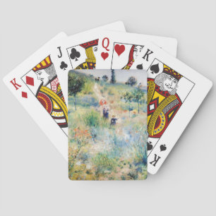 Renoir - Path Leading through Tall Grass Playing Cards