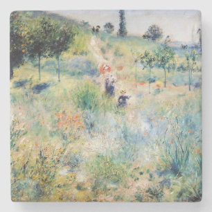 Renoir - Path Leading through Tall Grass Stone Coaster