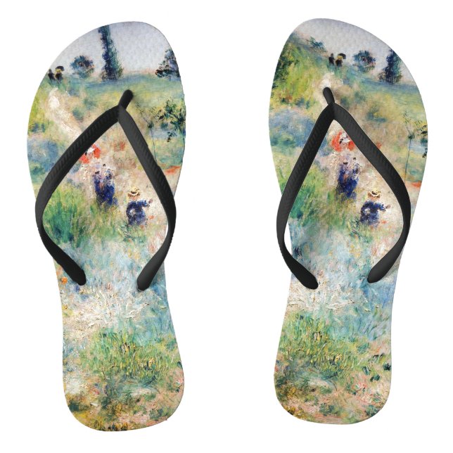 Renoir - Path Leading through Tall Grass Thongs (Footbed)