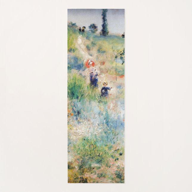 Renoir - Path Leading through Tall Grass Yoga Mat (Front)