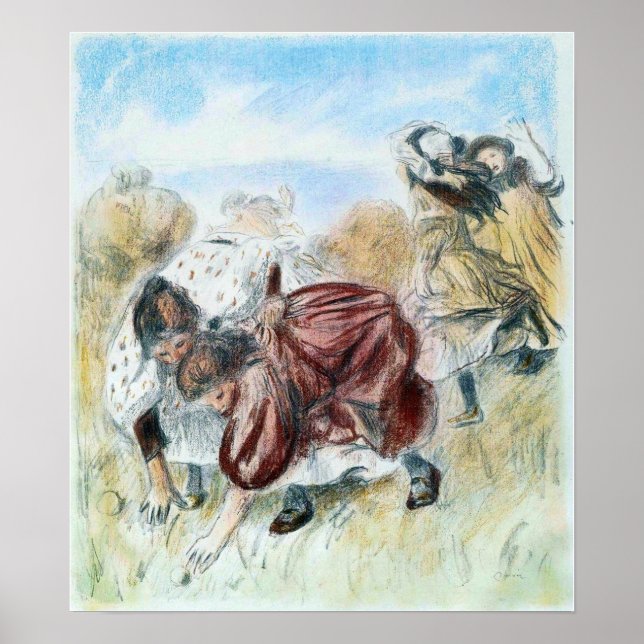 Renoir - Playing Children 1900 Poster (Front)