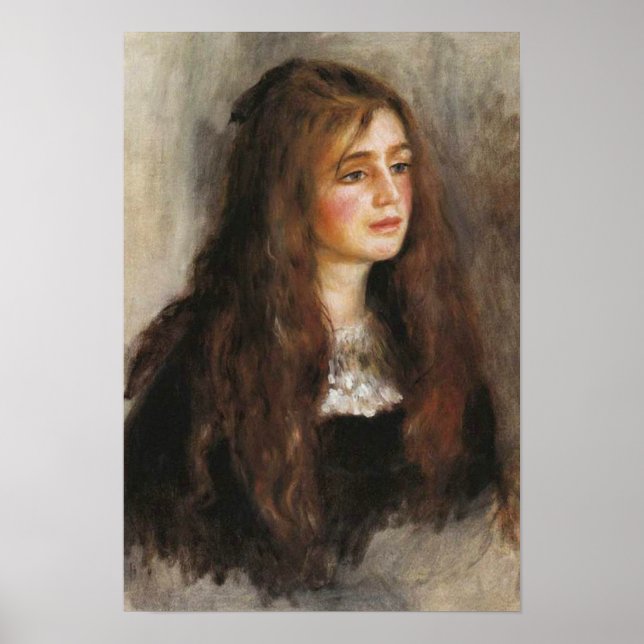 Renoir "Portrait of Julie Manet" Poster (Front)