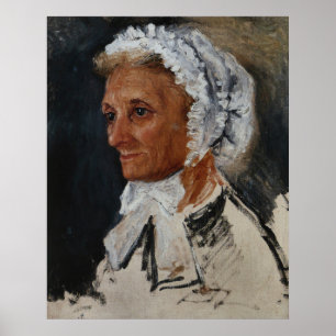 Renoir Portrait of the Artist's Mother Art Poster