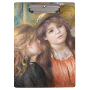 Renoir - Portrait of Two Little Girls Clipboard