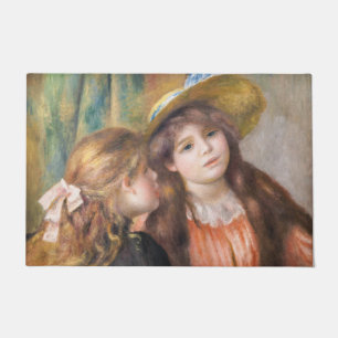 Renoir - Portrait of Two Little Girls Doormat
