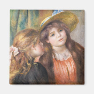 Renoir - Portrait of Two Little Girls Magnet