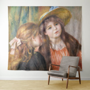Renoir - Portrait of Two Little Girls Tapestry