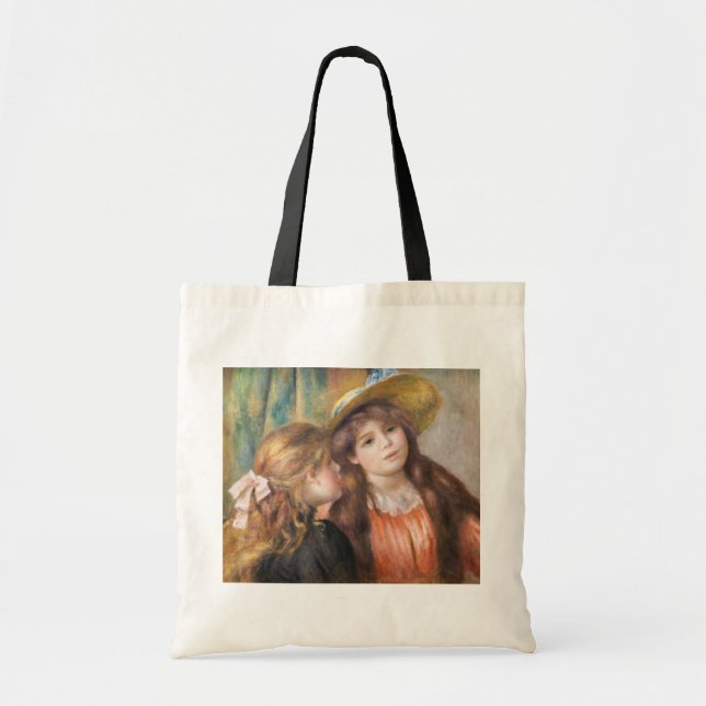 Renoir - Portrait of Two Little Girls Tote Bag (Front)