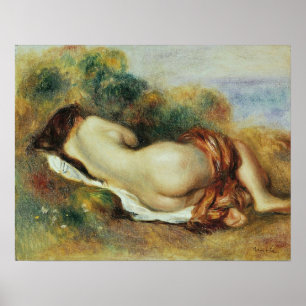 Renoir - Reclining Woman 1892 Poster