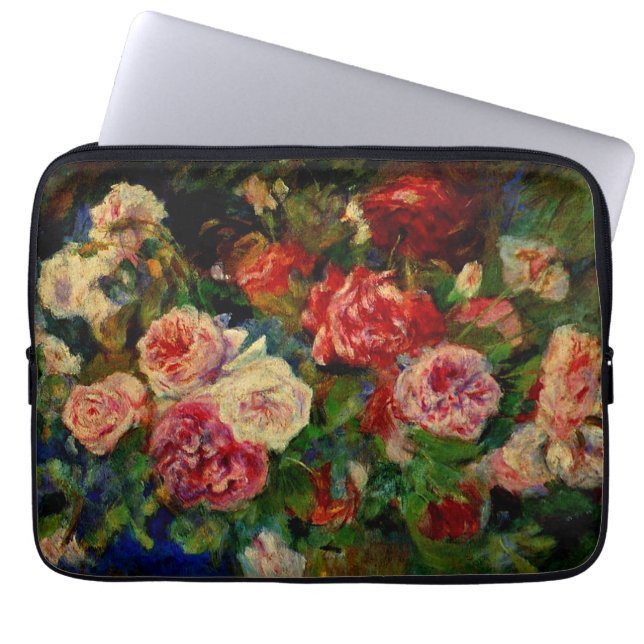Renoir - Roses, Laptop Sleeve (Front)