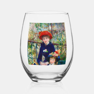 Renoir’s Mother and Child Stemless Wine Glass