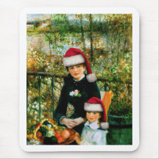Renoir Santa Mouse Pad