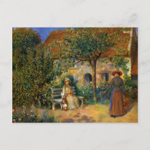 Renoir: Scene of the Garden in Brittany Postcard