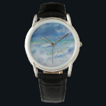 Renoir Seascape. Blue nautical impressionism. Sea Watch<br><div class="desc">Pierre-Auguste Renoir "Seascape" watch. Blue nautical impressionism art.</div>