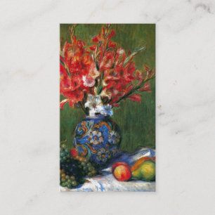 Renoir still life Flowers and Fruit art painting Business Card