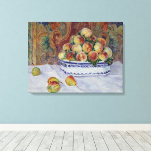 Renoir Still Life with Peaches Canvas Print
