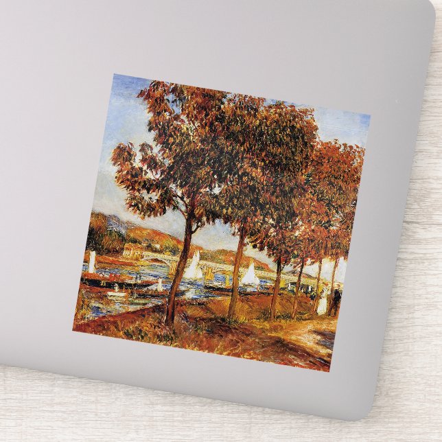 Renoir - The Bridge at Argenteil in Autumn, (Detail)