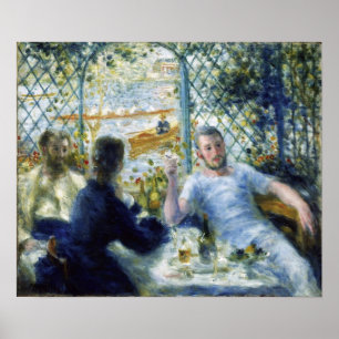 Renoir - The Canoeists Luncheon 1875 Poster