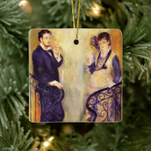 Renoir The Expectant Couple Ceramic Ornament
