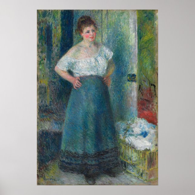 Renoir - The Laundress Poster (Front)