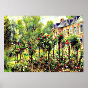 Renoir - The Rose Garden at Wargemont Poster