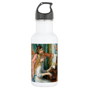 Renoir Two Girls at the Piano Print Music Fine Art 532 Ml Water Bottle