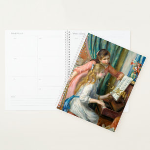 Renoir Two Girls at the Piano Print Music Fine Art Planner