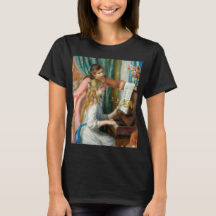 Renoir Two Girls at the Piano Print Music Fine Art T-Shirt