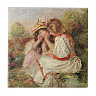 Renoir - Two Little Girls Ceramic Tile