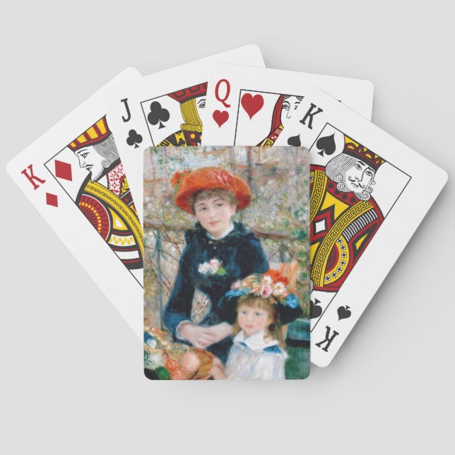 Renoir "Two Sisters (On the Terrace)" Playing Cards (Back)
