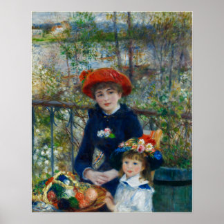 Renoir - Two Sisters (On The Terrace) Poster