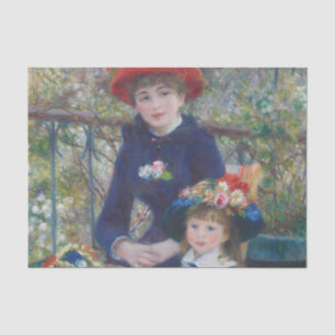 Renoir Two Sisters Terrace French Impressionism  Tissue Paper