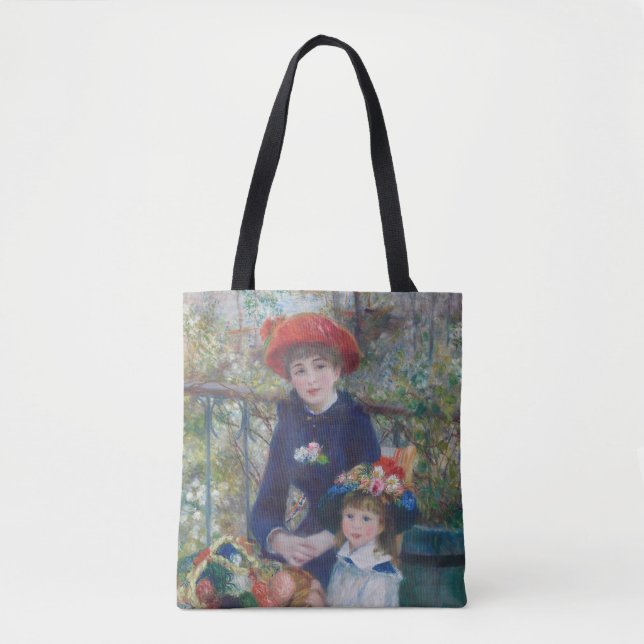 Renoir Two Sisters Terrace French Impressionism  Tote Bag (Front)