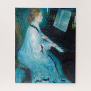 Renoir Woman at the Piano Vintage Impressionist  Jigsaw Puzzle
