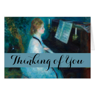 Renoir Woman Piano Music Musician