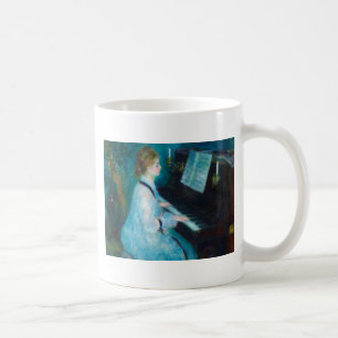 Renoir Woman Piano Music Musician Coffee Mug