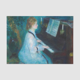 Renoir Woman Piano Music Musician Tissue Paper