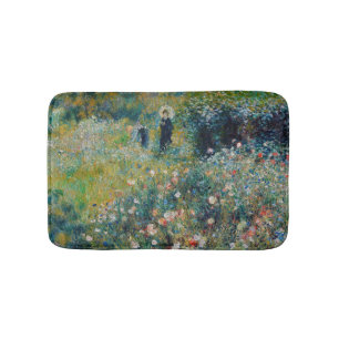 Renoir - Woman with a Parasol in a Garden Bath Mat