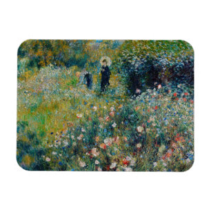 Renoir - Woman with a Parasol in a Garden Magnet