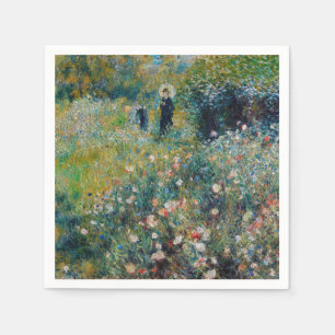 Renoir - Woman with a Parasol in a Garden Napkin