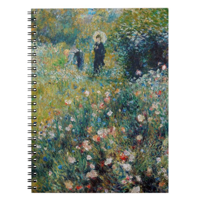 Renoir - Woman with a Parasol in a Garden Notebook (Front)