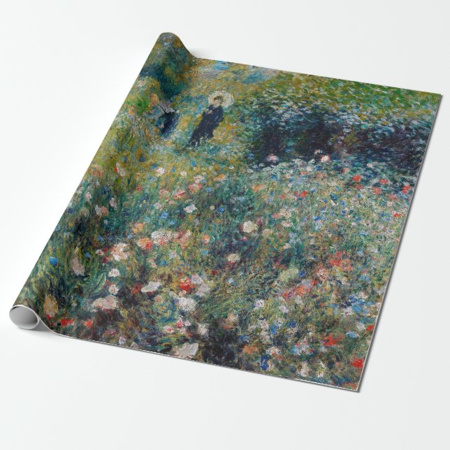 Renoir - Woman with a Parasol in a Garden Wrapping Paper (Unrolled)