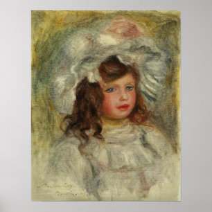 Renoir - Young Girl In A Hat 1905 Poster