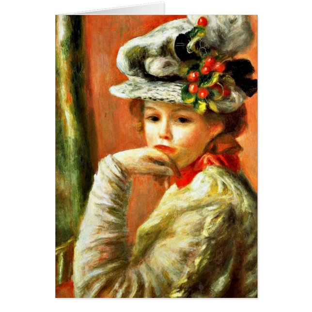 Renoir - Young Girl in a White Hat (Front)